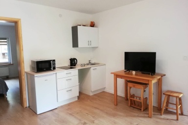 Pok&oacute;j dzienny apartamentu 1