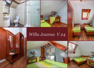 Willa Joanna V 24 pokój z aneksem kuchennym, łazienką i sypialnią