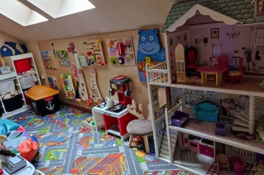 kącik zabaw dla dzieci