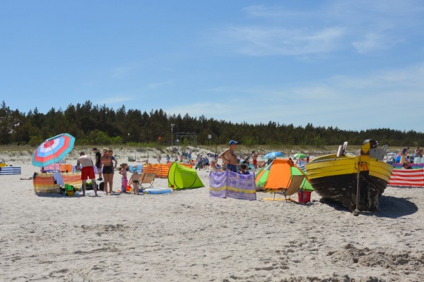 Dębki - wyjątkowe miejsce, gdzie nie ma tłumów na plaży w sezonie