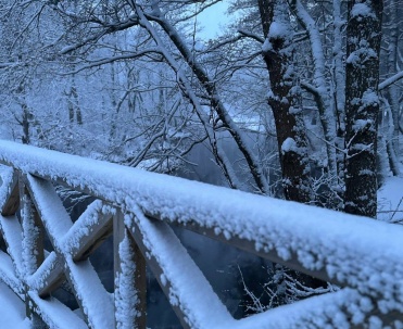 Zimowe widoki Dębek